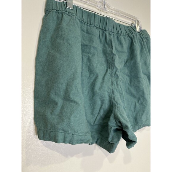 J.Crew Linen Blend Shorts Women's Medium 3" Inseam Summer Comfort - Picture 6 of 8